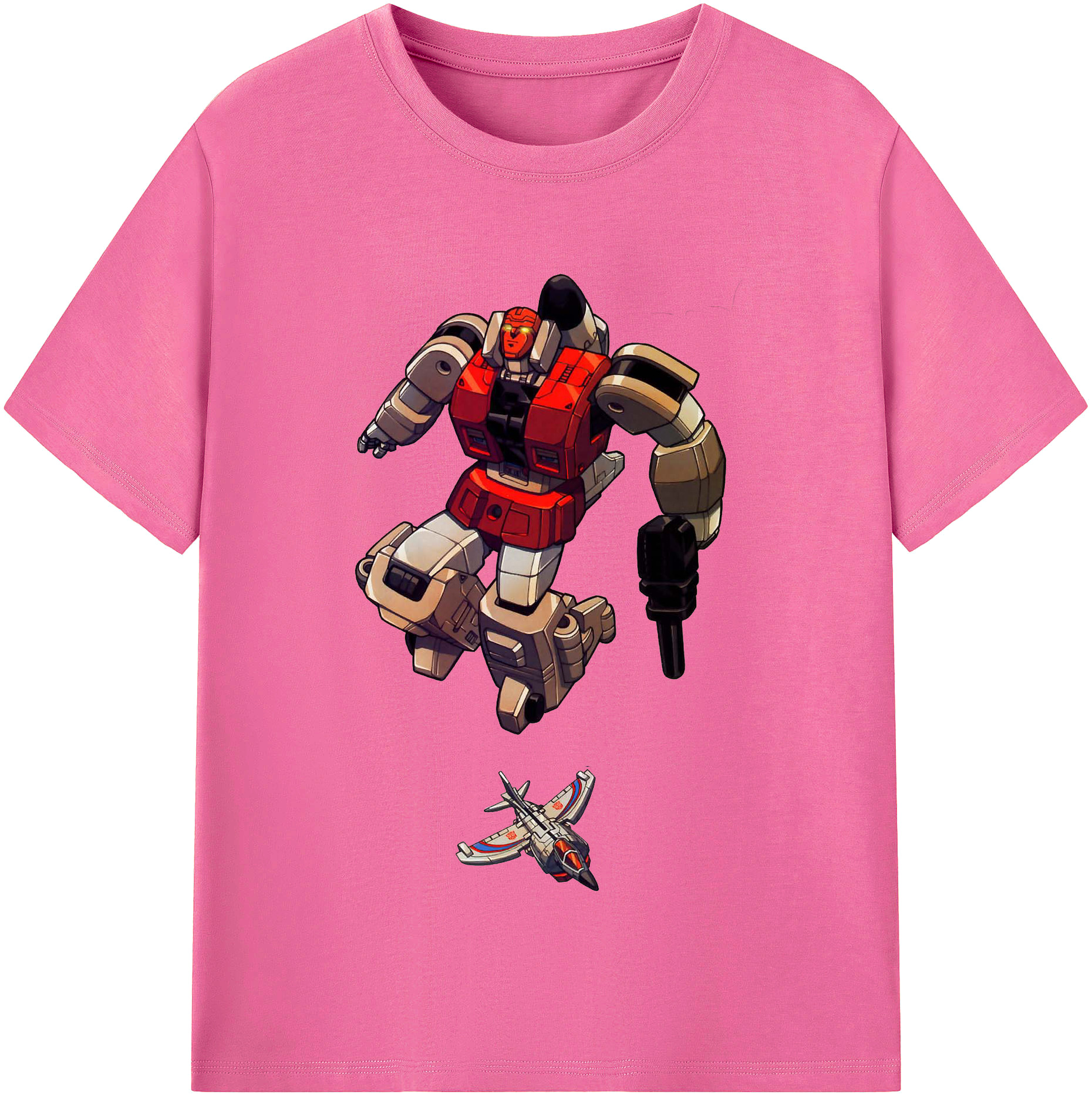 （画像用）  レディースカジュアルプリントTシャツ（綿100％）